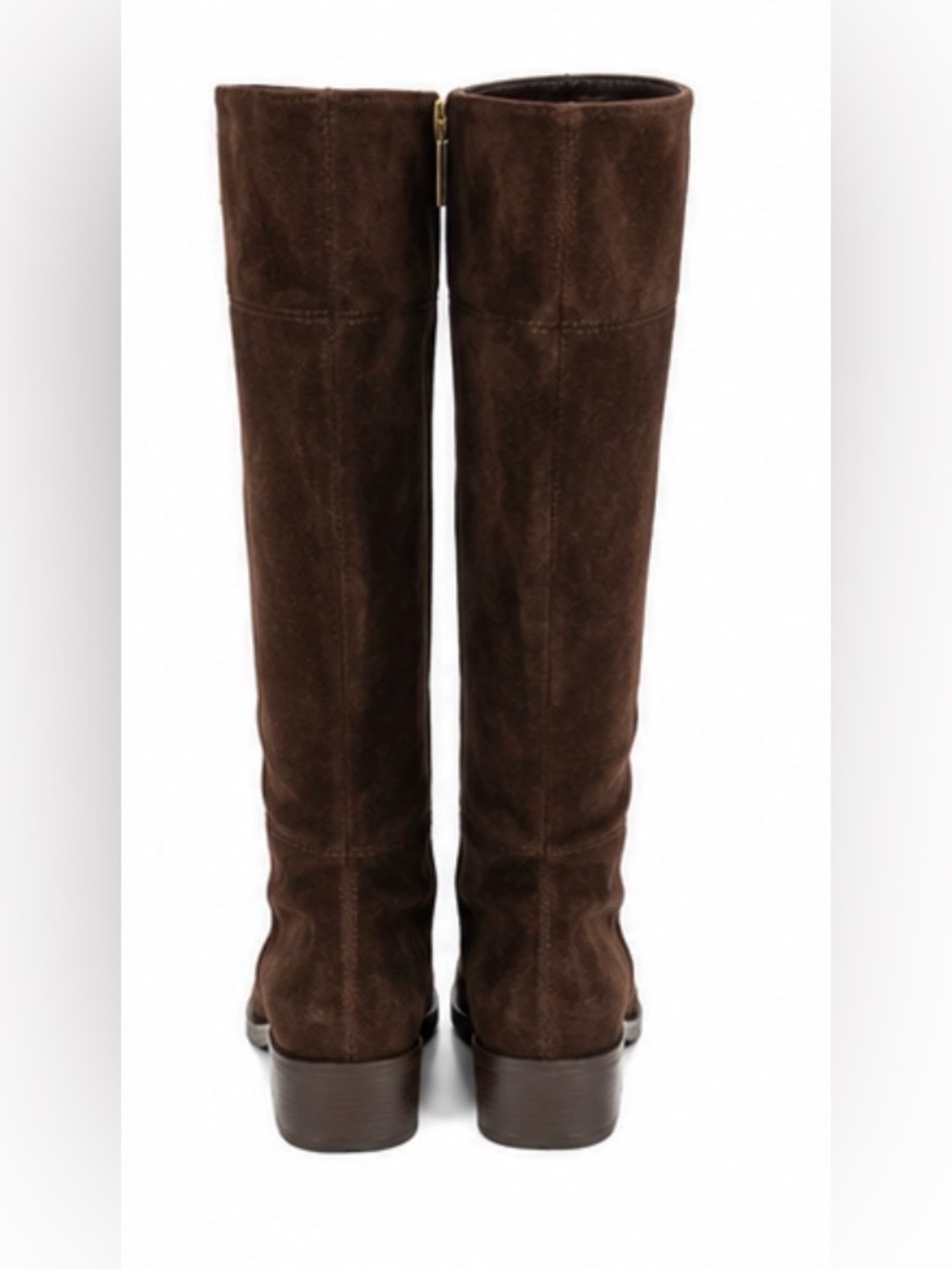 Bandolino Brown Suede Knee-High Riding Boots Size 8.5M - Picture 3 of 8